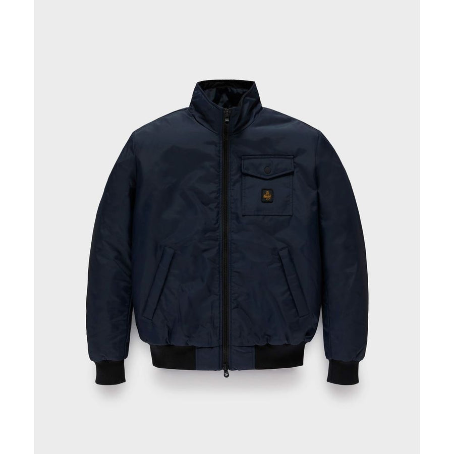Blue Polyamide Men Jacket