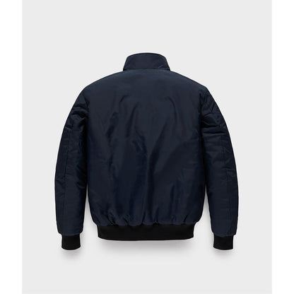 Blue Polyamide Men Jacket