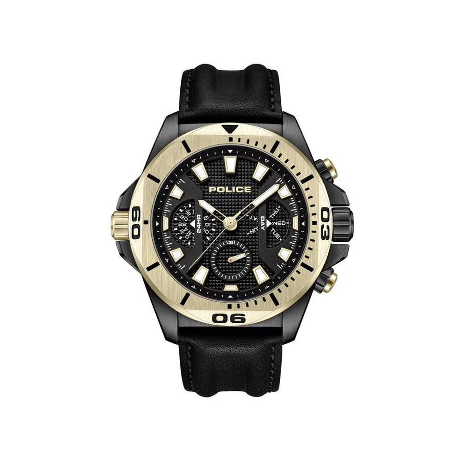 Black Artificial Leather Watch