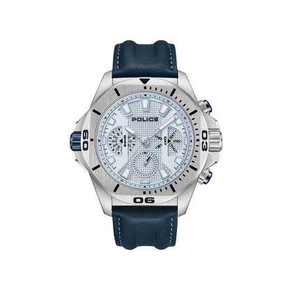 Blue Artificial Leather Watch