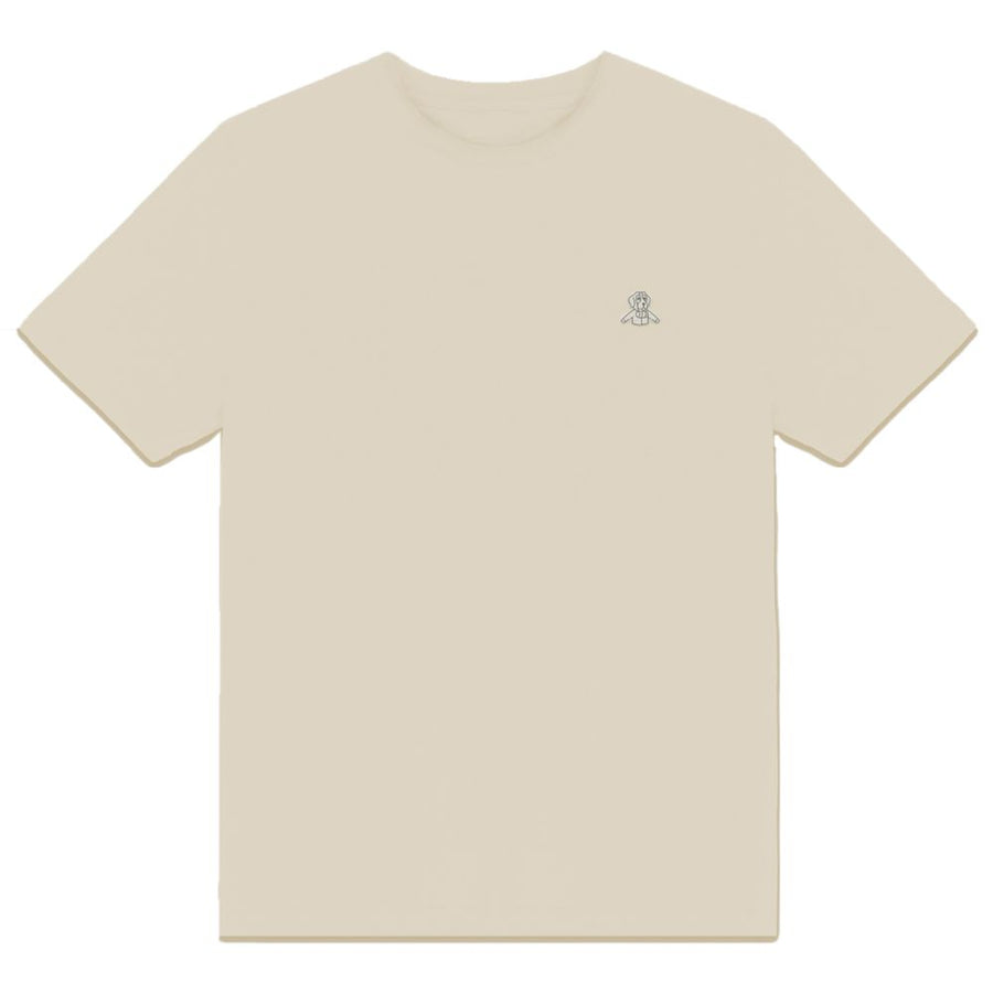 Beige Cotton T-Shirt