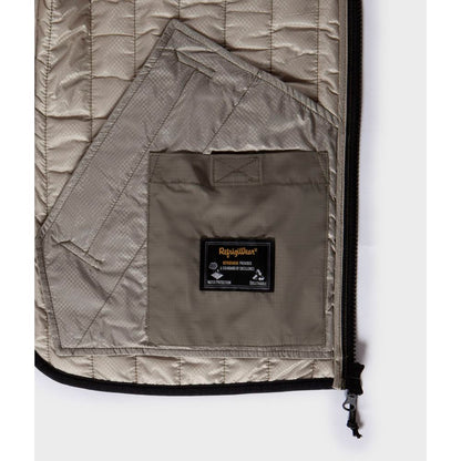 Gray Polyester Men Vest