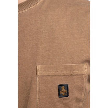 Brown Cotton T-Shirt