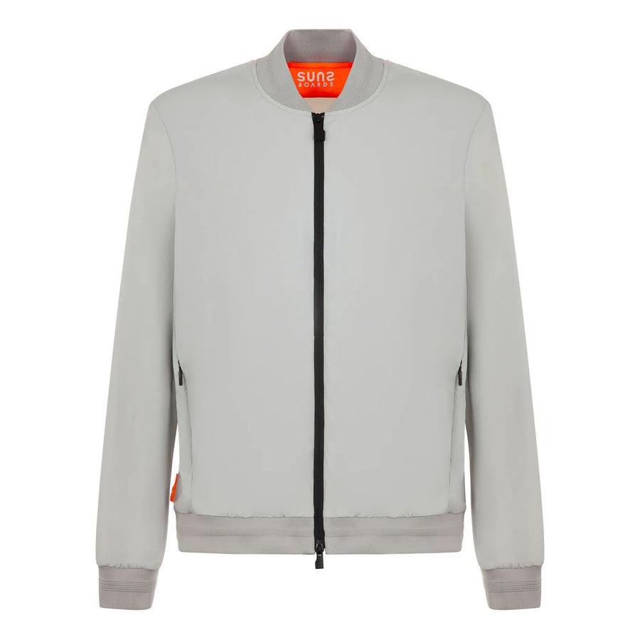 Brown Nylon Men's Stretch Jacket