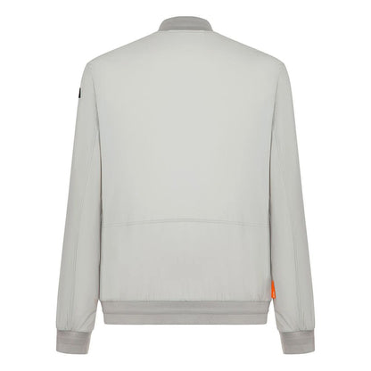 Brown Nylon Men's Stretch Jacket