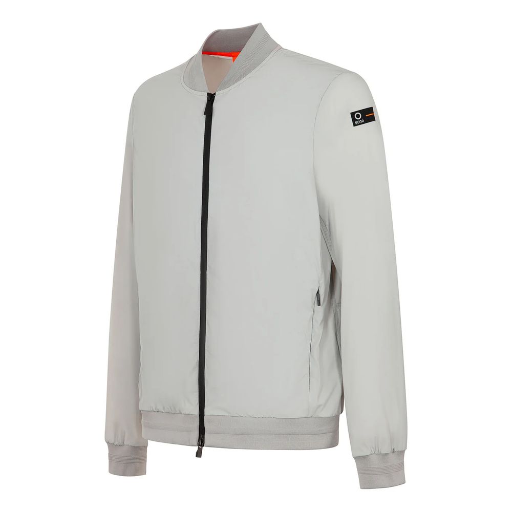 Brown Nylon Men's Stretch Jacket