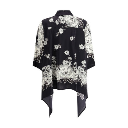 Asymmetric Floral print Shirt