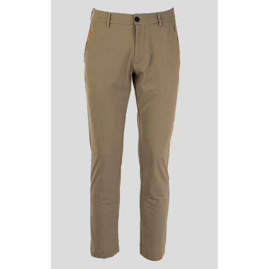 Beige Nylon Jeans & Pant