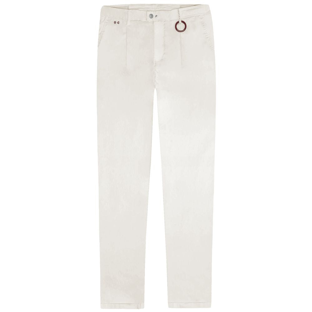 White Cotton Jeans & Pant