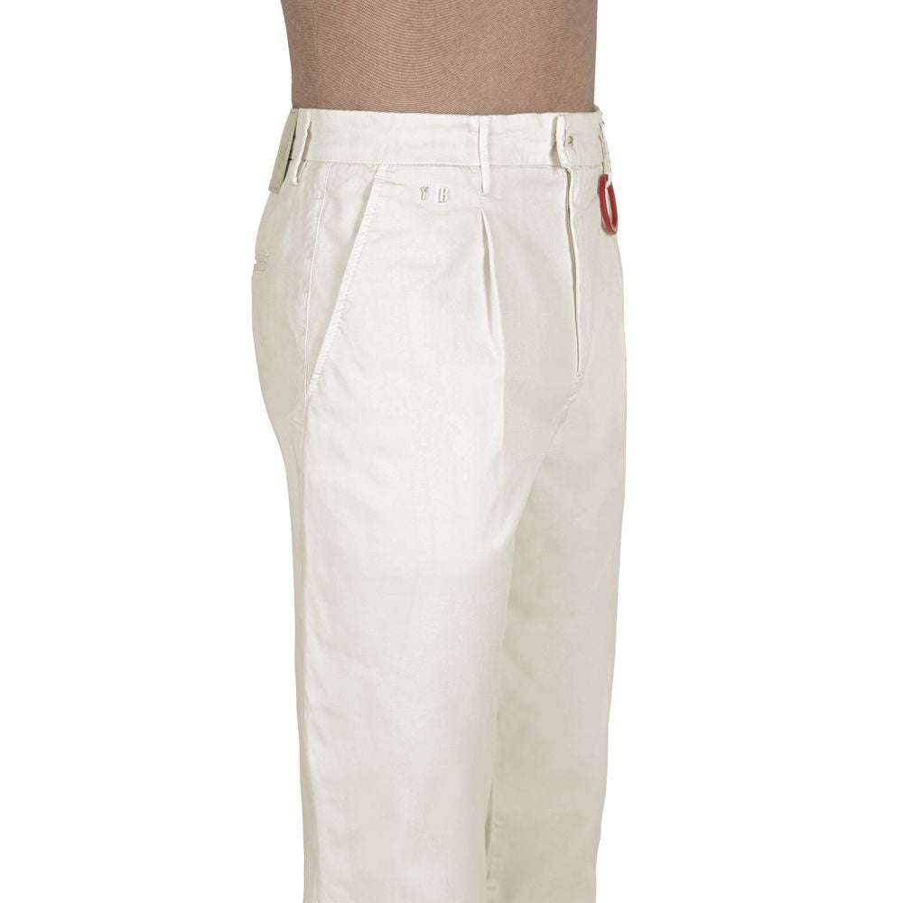 White Cotton Jeans & Pant