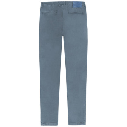 Light Blue Cotton Men Jeans