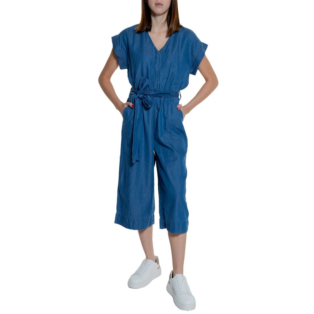 Blue Cotton Jumpsuit