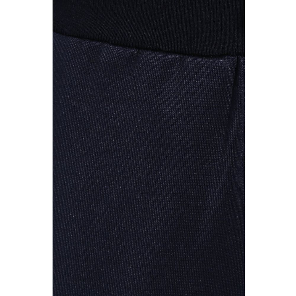 Blue Silk Men Trousers