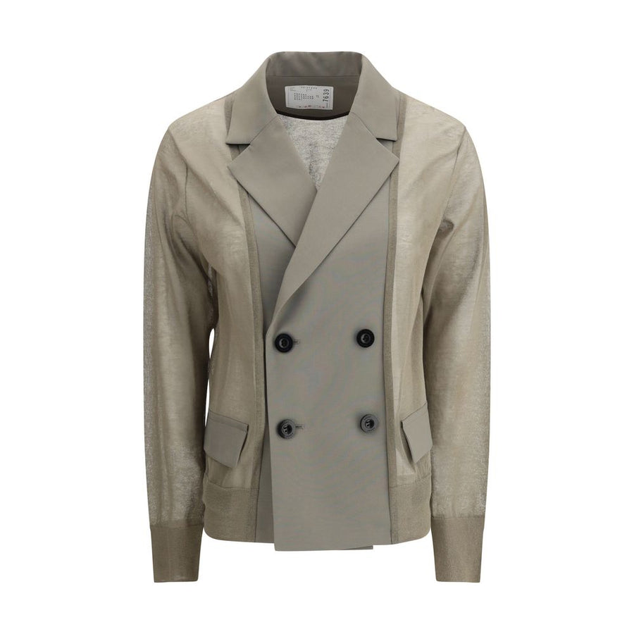 Semi-transparent  Blazer Jacket