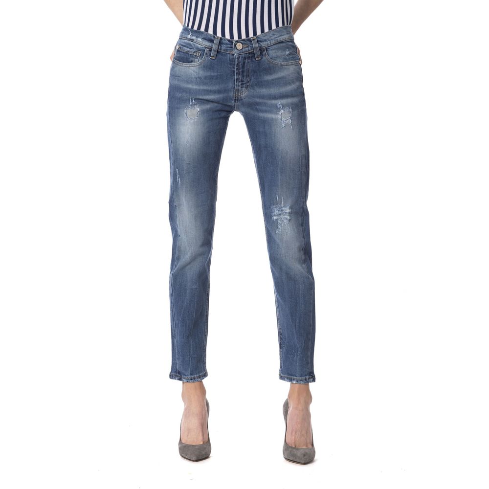 Blue Other Fibres Women Jeans