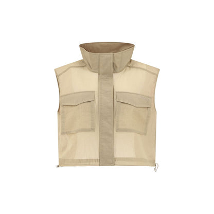 Cropped Gilet Jacket