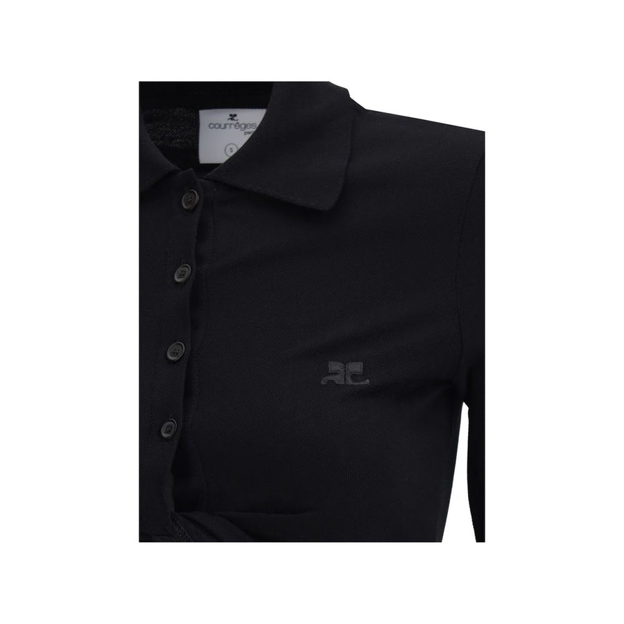 Courrèges Polo with twisted detail