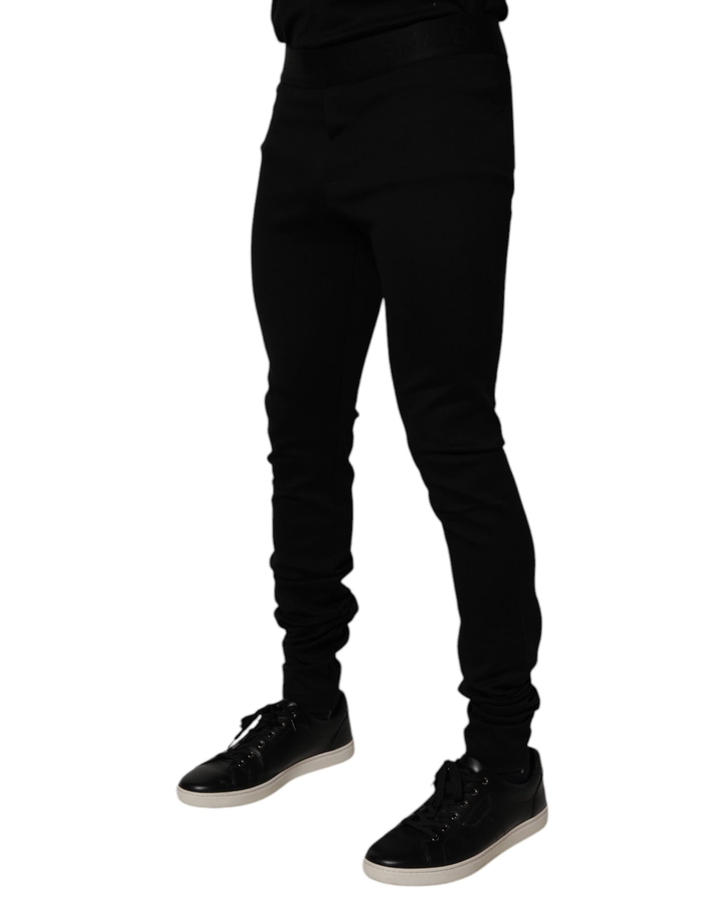 Black Cotton Jogger Men Sweatpants Pants