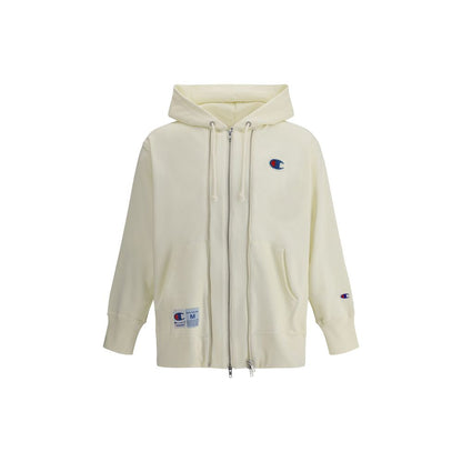 Hoodie with double zipper