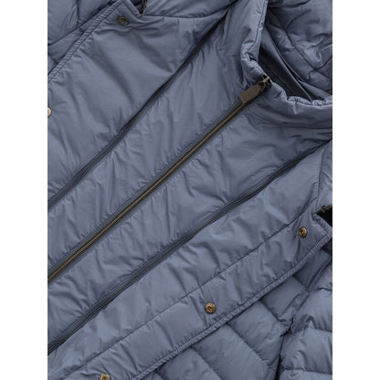 Blue Polyester Jackets & Coat