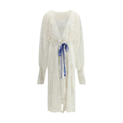 Crocheted design Long Jacket