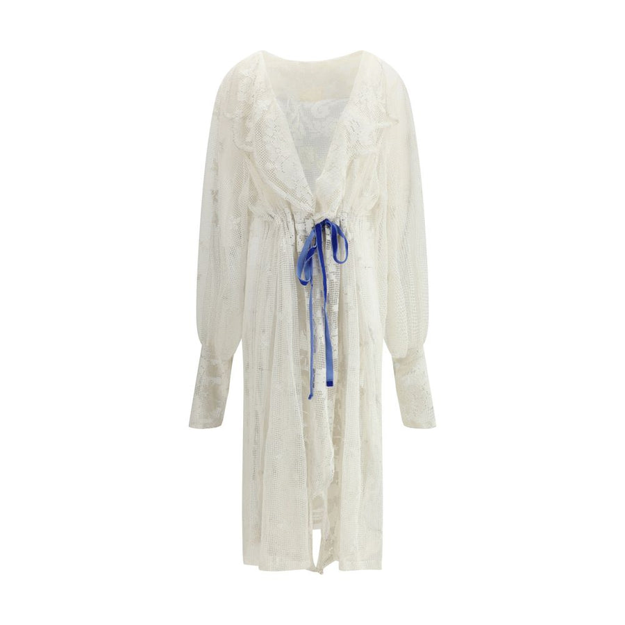 Crocheted design Long Jacket
