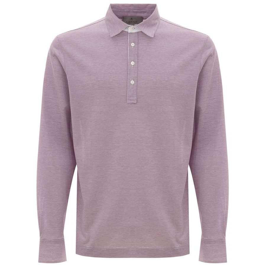 Pink Cotton Polo Shirt