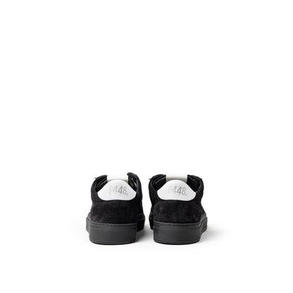 Black Suede Leather Sneaker