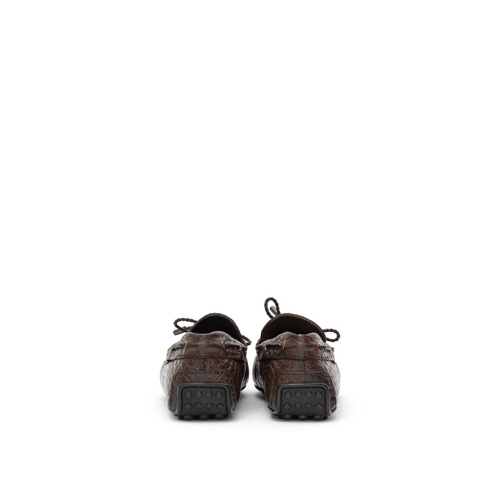 Brown Leather Moccassin