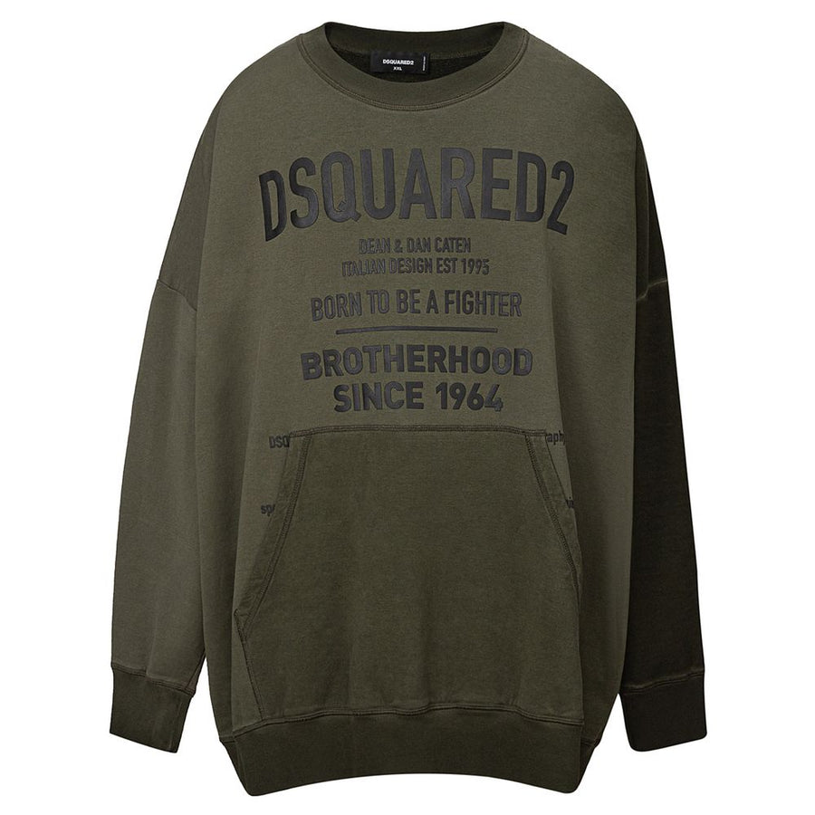 Green Cotton Hoody