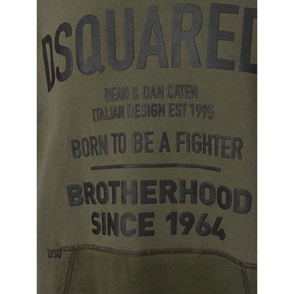 Green Cotton Hoody