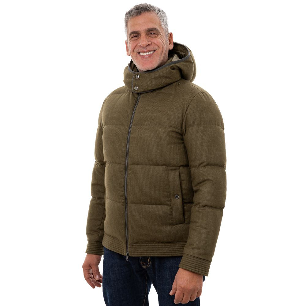 Green Wool Jackets & Coat