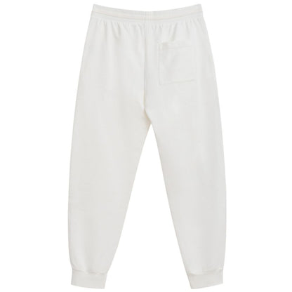 White Cotton Athletic Pant