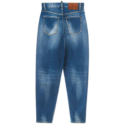 Blue Cotton Jeans Denim