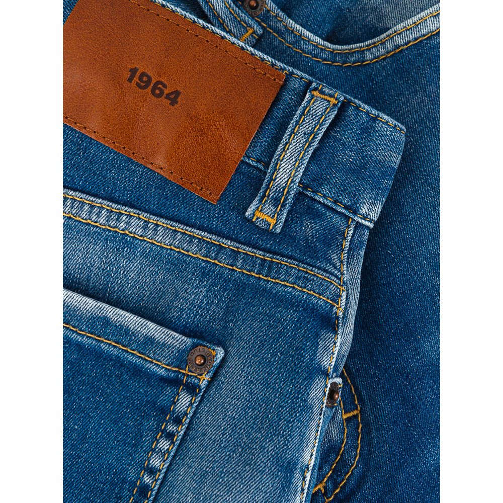 Blue Cotton Jeans Denim