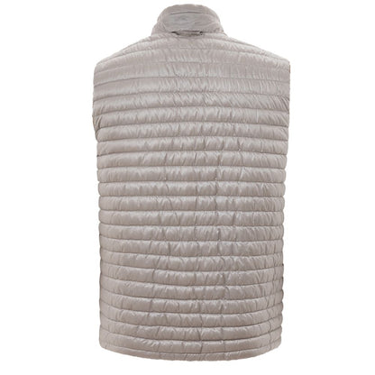 Brown Polyamide Sleveless Jacket