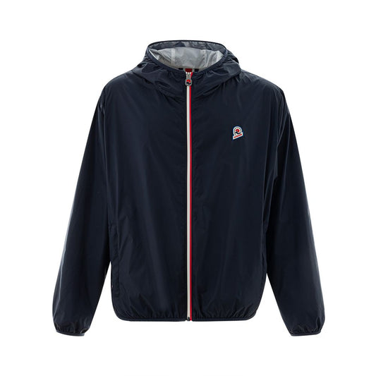Blue Polyamide Jackets & Coat