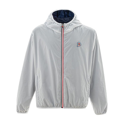 Gray Polyamide Jackets & Coat