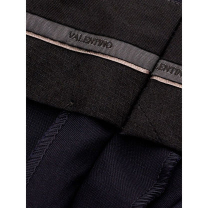 Black Wool Pant