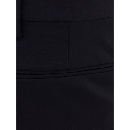 Black Wool Pant