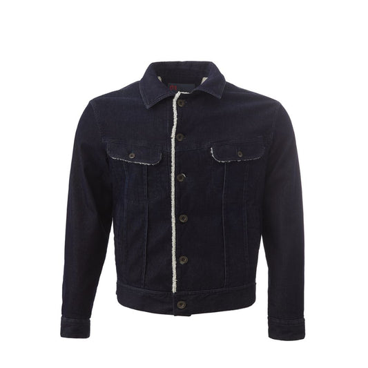Blue Cotton Jackets & Coat