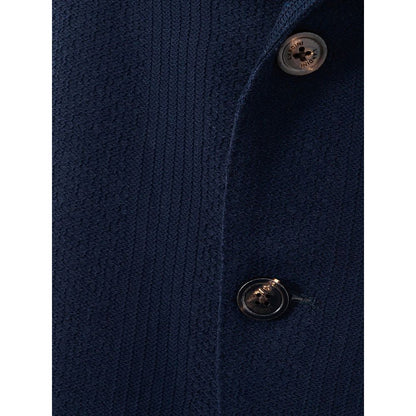 Blue Cotton Blazer