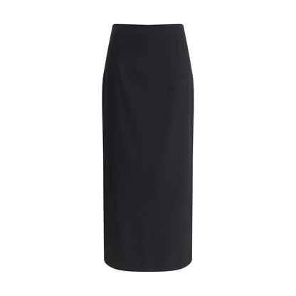 Virgin Wool Midi Skirt