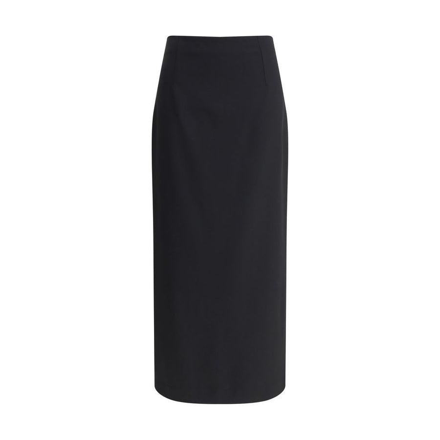 Virgin Wool Midi Skirt