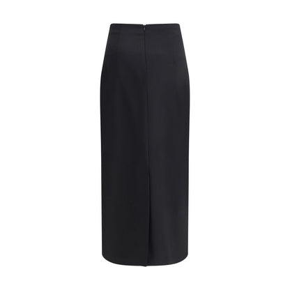 Virgin Wool Midi Skirt