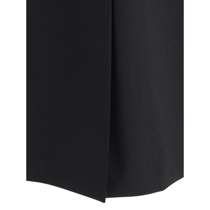 Virgin Wool Midi Skirt