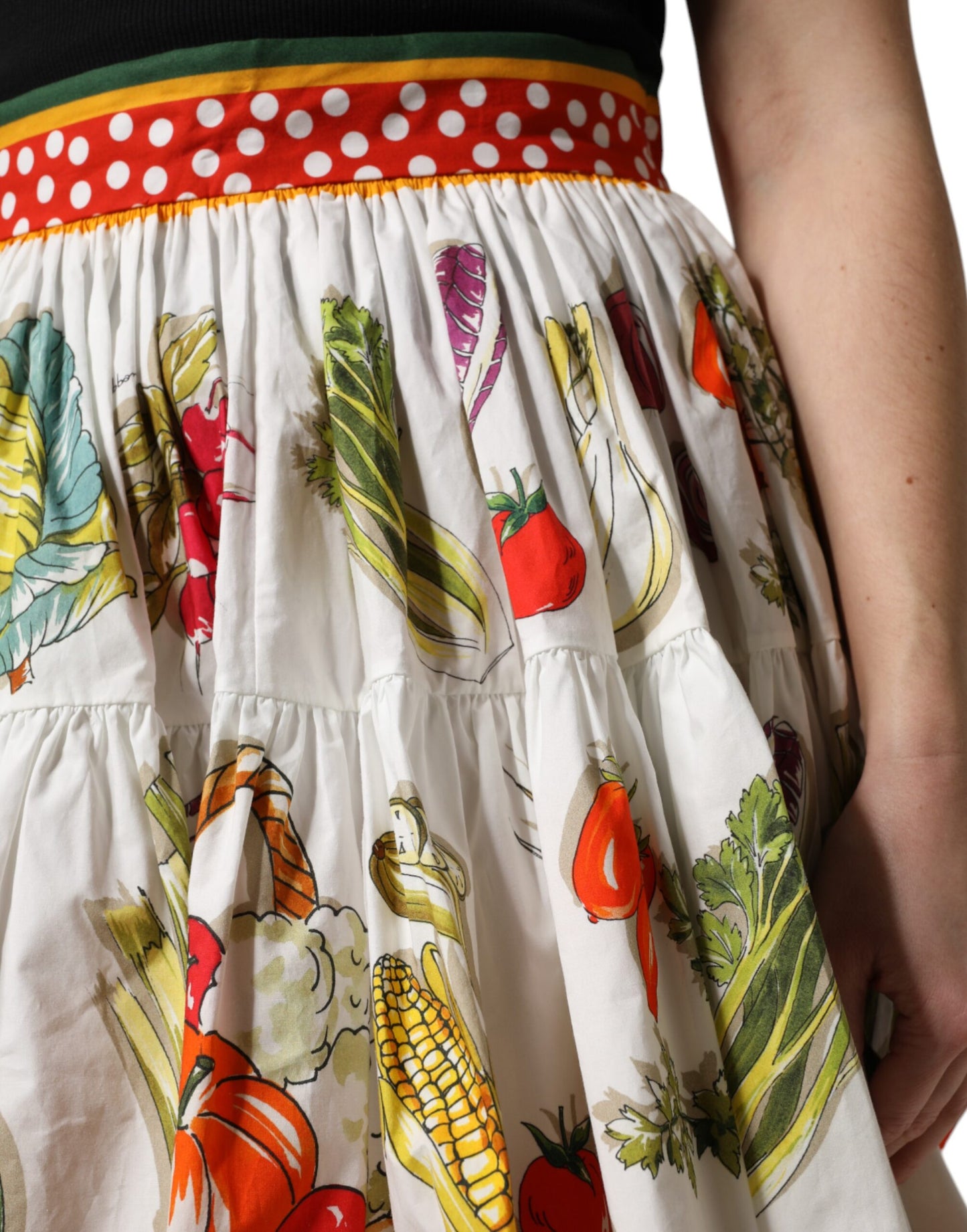 Multicolor Printed High Waist Mini Skirt