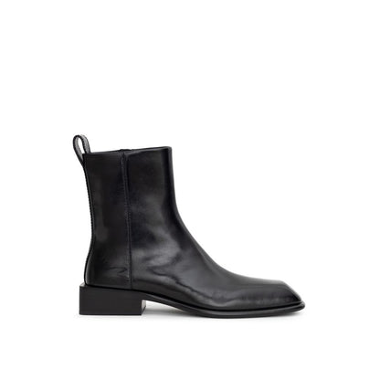 Black Leather Boot