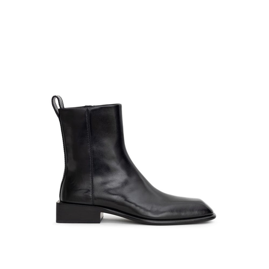 Black Leather Boot