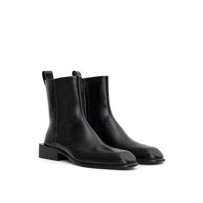 Black Leather Boot